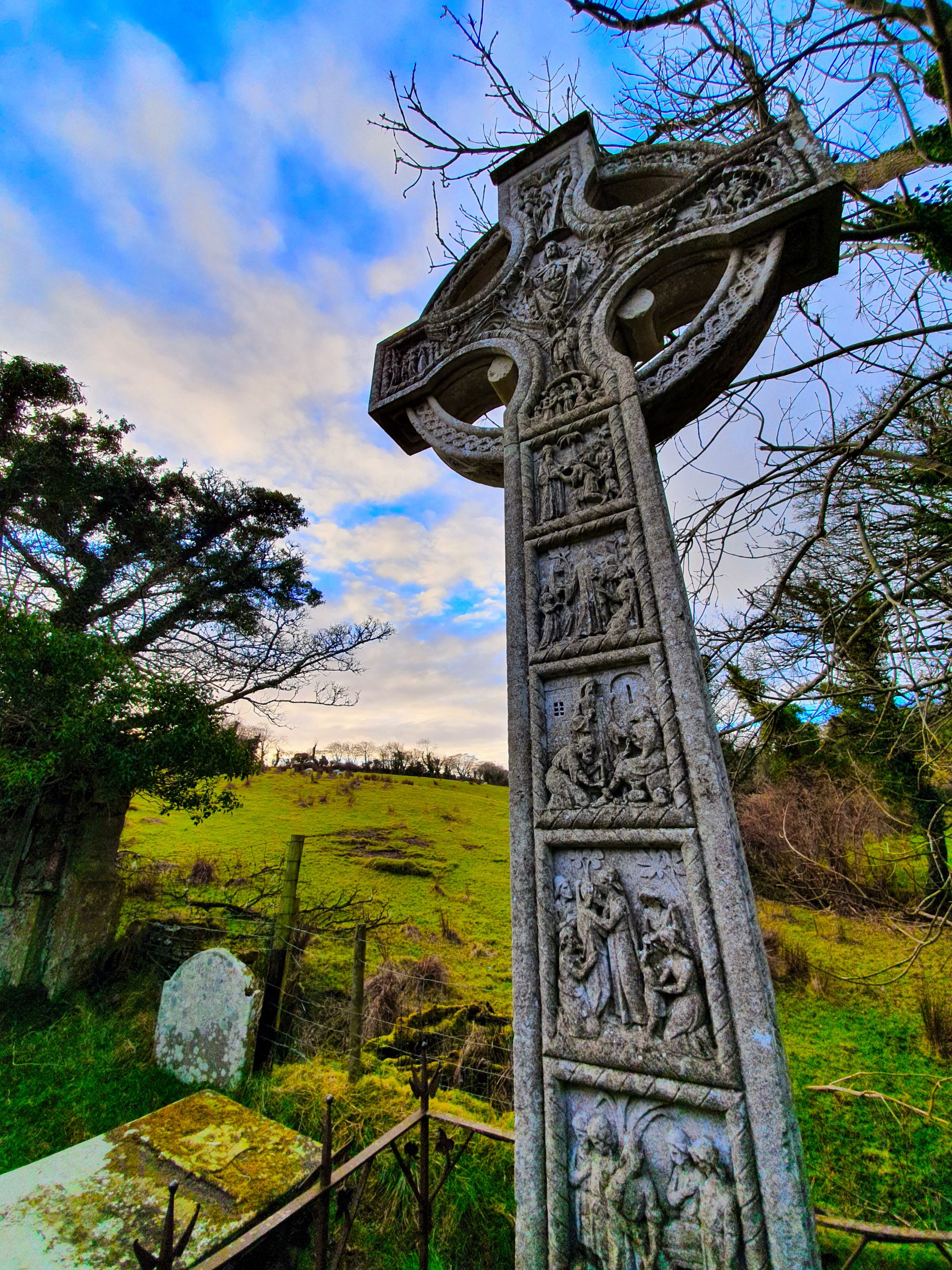 Celtic Cross at the Goant's Causeway