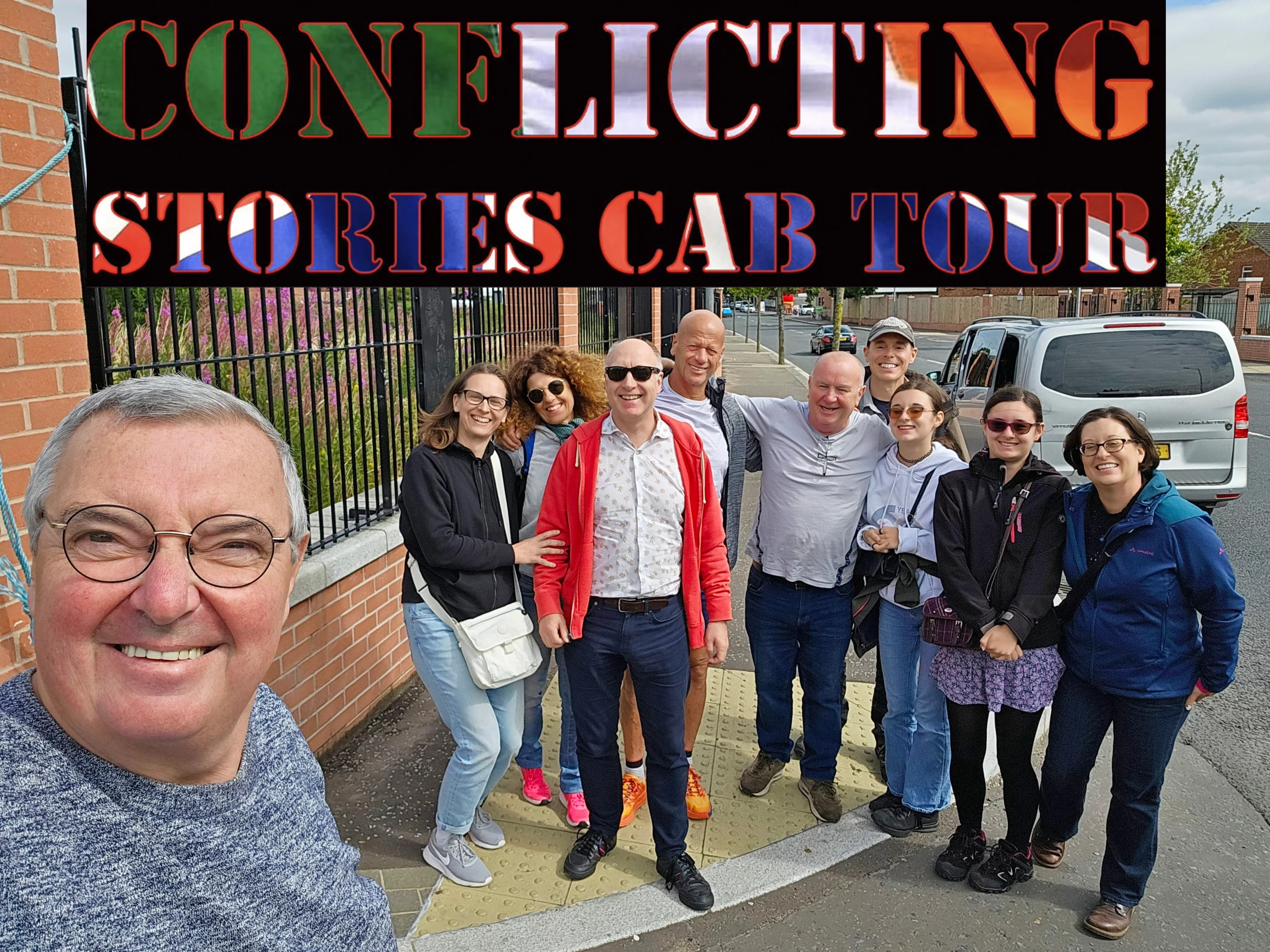 Conflicting Stories Black Cab Taxi Tour with Former Combatants and British Soldiers