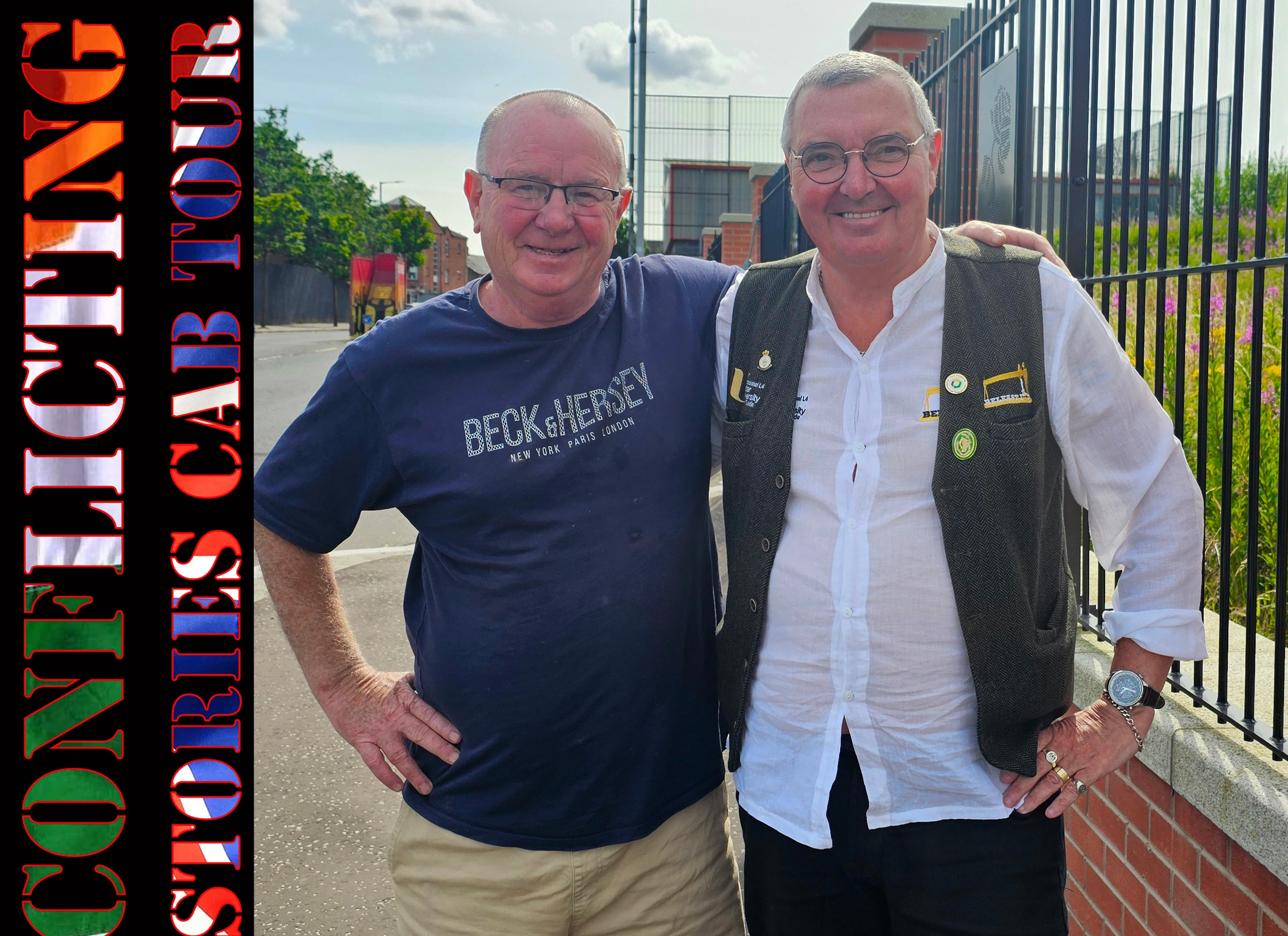 BelfastLad and Mickey on the Conflicting Stories Black Cab Tour