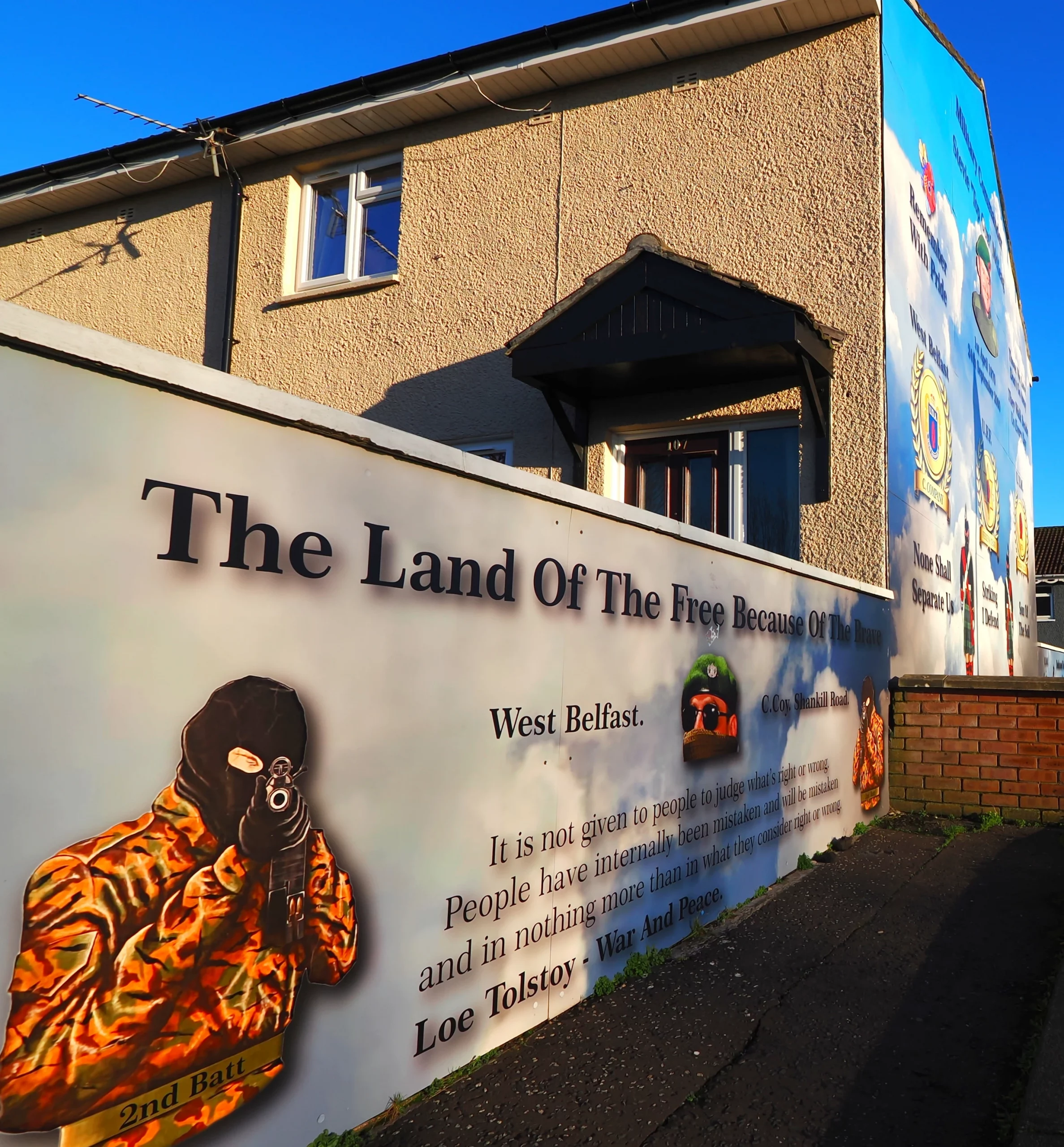 UDA UFF Top Gun Mural Troubles Belfast Tour with BelfastLad