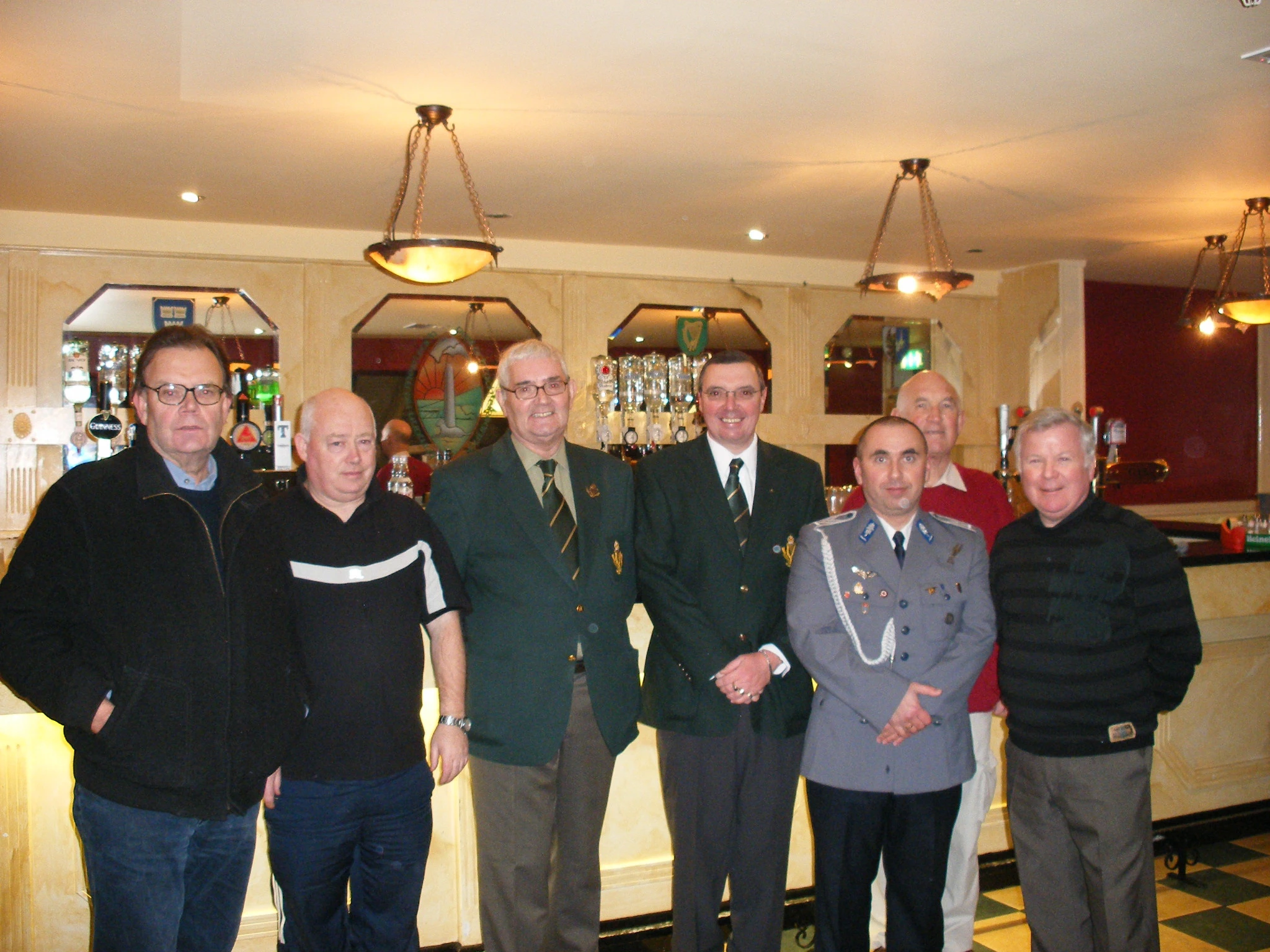 Ex British Soldiers, IRA and Historians at the Fellons Club In West Belfast