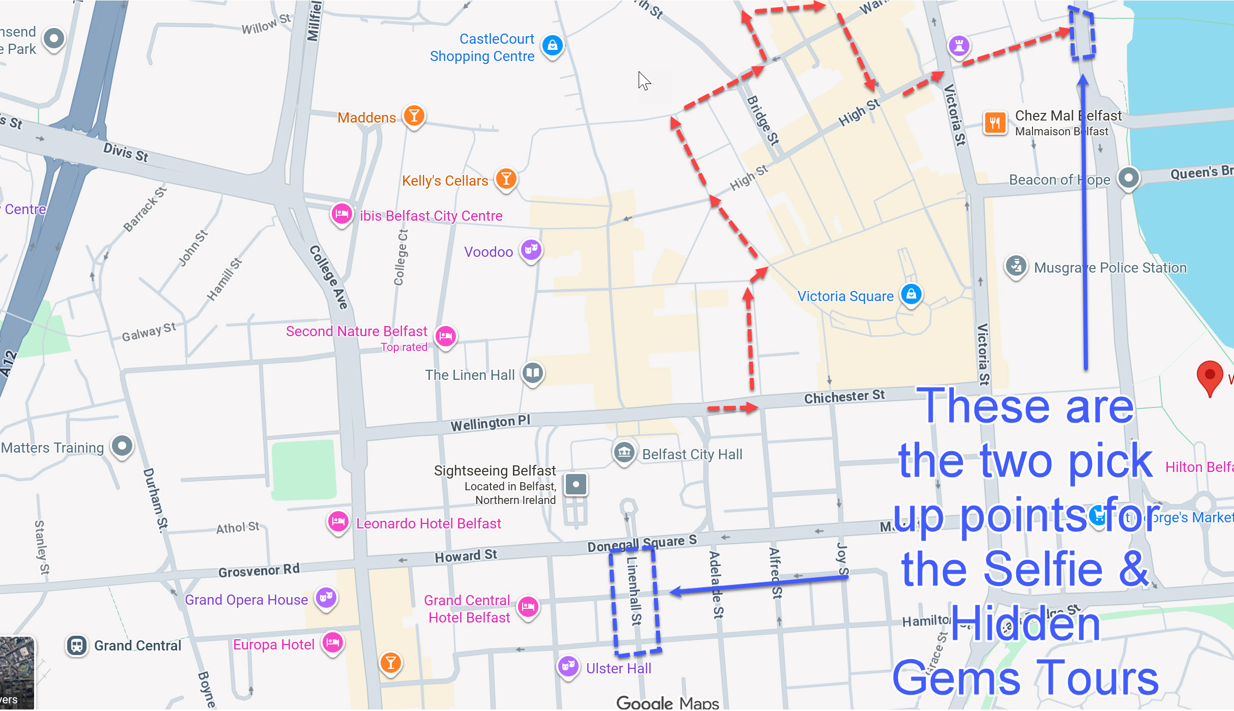 Belfast Map
